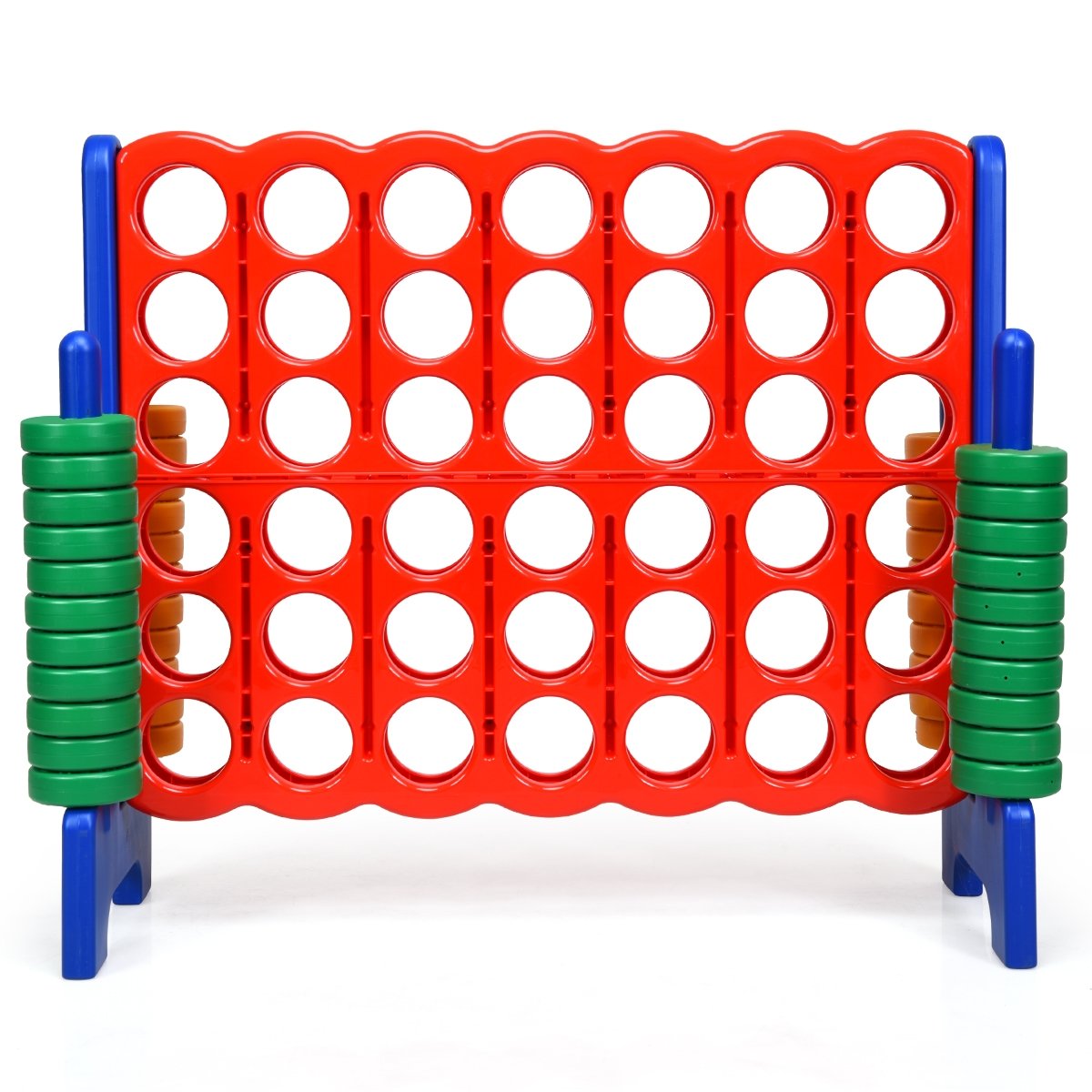 Jumbo 4-to-Score Giant Game Set with 42 Jumbo Rings and Quick-Release Slider, Blue Lawn Games   at Gallery Canada