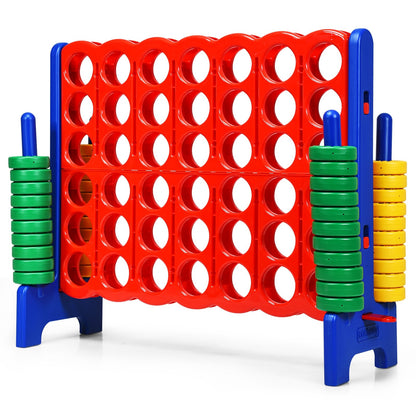 Jumbo 4-to-Score Giant Game Set with 42 Jumbo Rings and Quick-Release Slider, Blue Lawn Games   at Gallery Canada