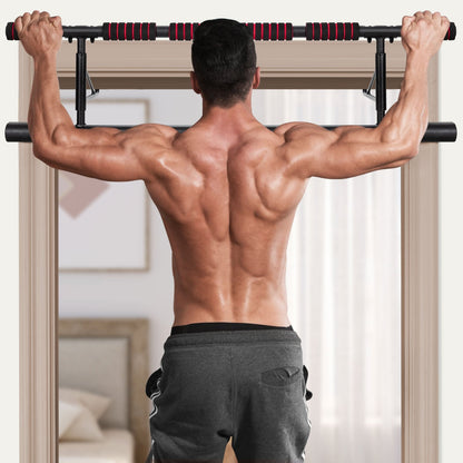 Foldable Pull Up Bar Doorway Chin Up Bar with Foam Grip for Home Gym - Gallery Canada