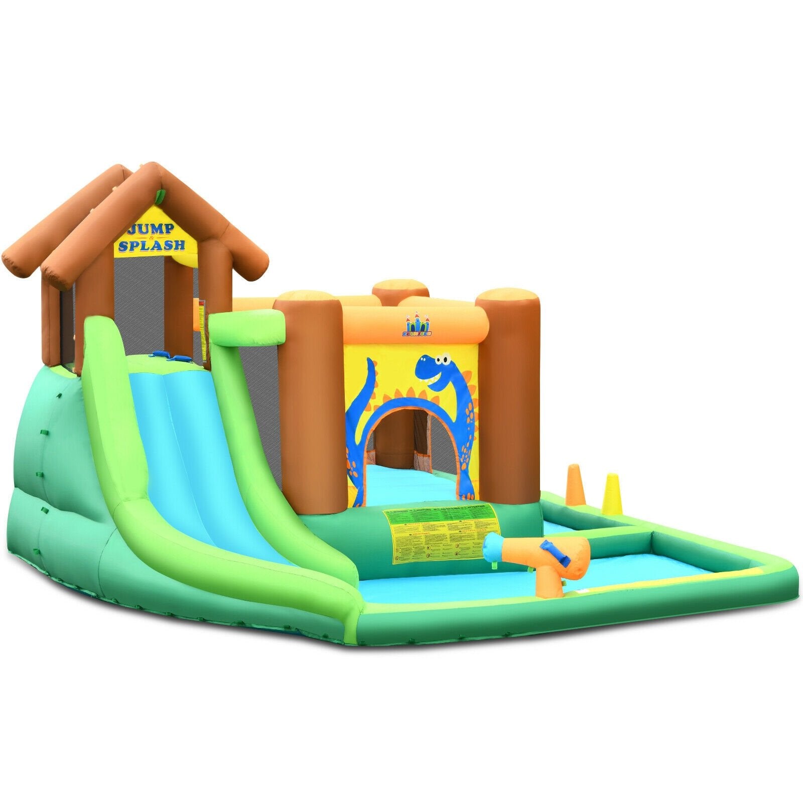 Inflatable Waterslide Bounce House Climbing Wall without Blower Bounce House   at Gallery Canada