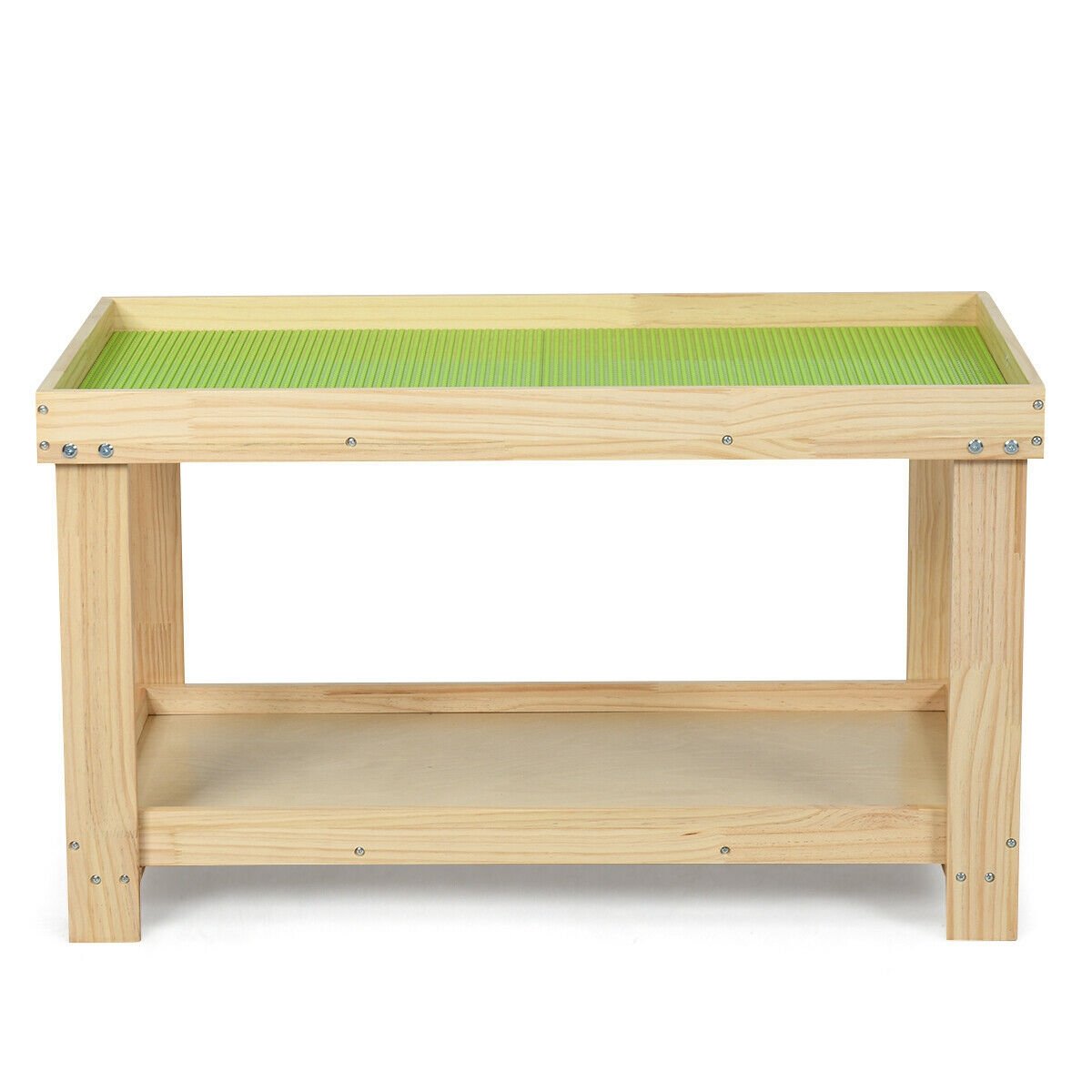 Solid Multifunctional Wood Kids Activity Play Table, Natural - Gallery Canada