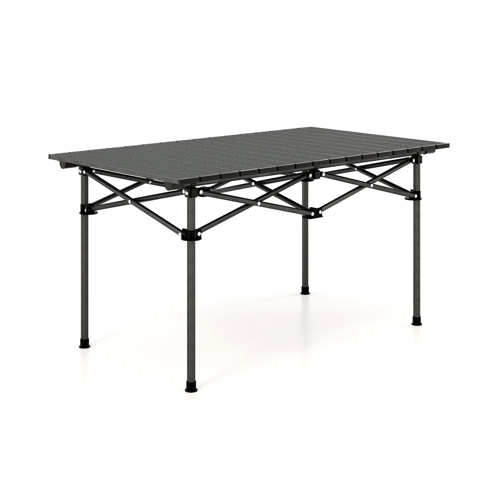 Aluminum Camping Table for 4-6 People with Carry Bag, Black Camping Furniture   at Gallery Canada