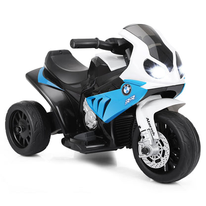 6V Kids 3 Wheels Riding BMW Licensed Electric Motorcycle, Blue Powered Ride On Toys   at Gallery Canada