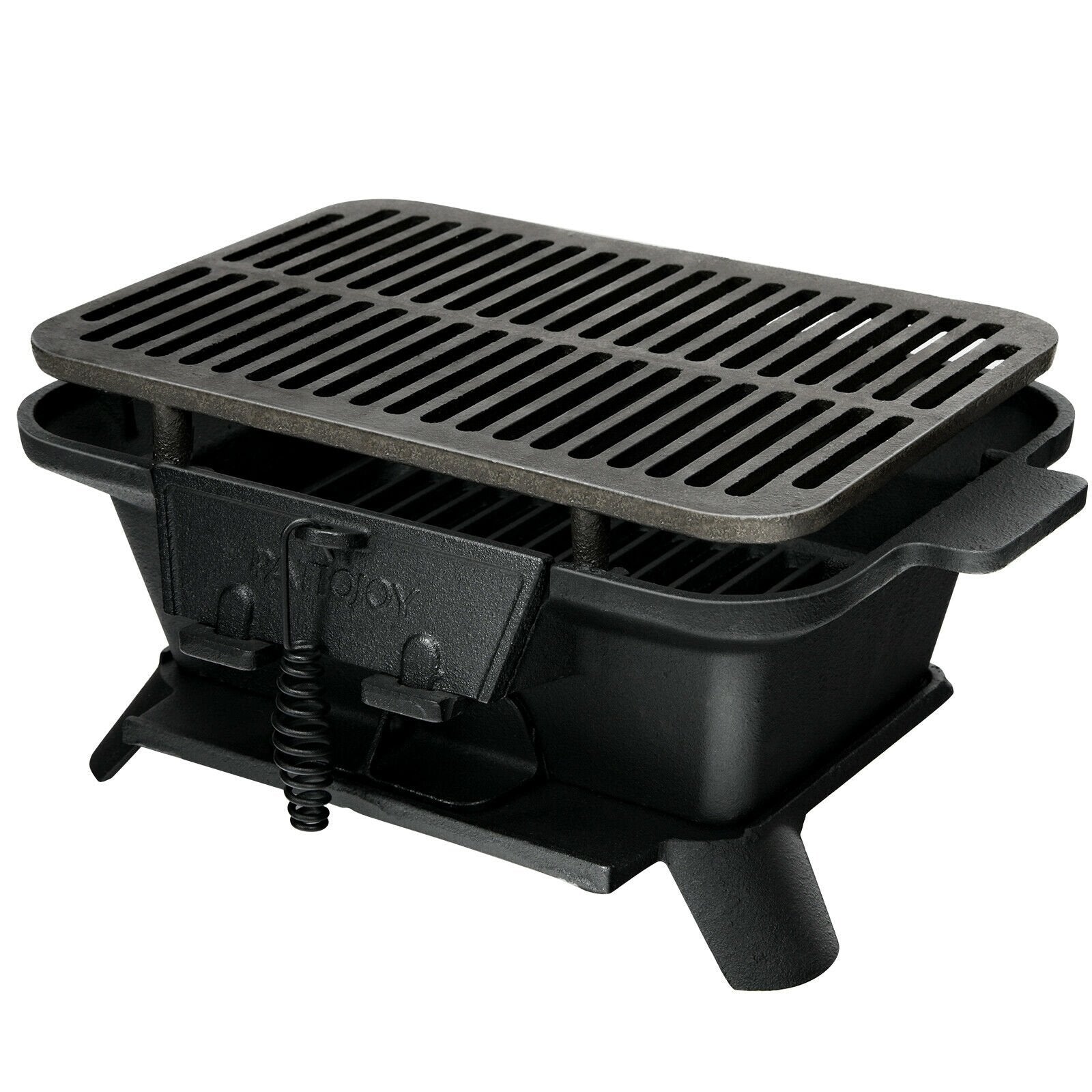 Heavy Duty Cast Iron Tabletop BBQ Grill Stove for Camping Picnic, Black Outdoor Grills   at Gallery Canada