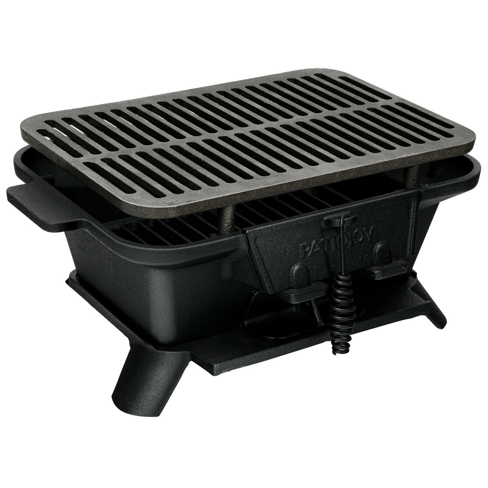 Heavy Duty Cast Iron Tabletop BBQ Grill Stove for Camping Picnic, Black Outdoor Grills   at Gallery Canada