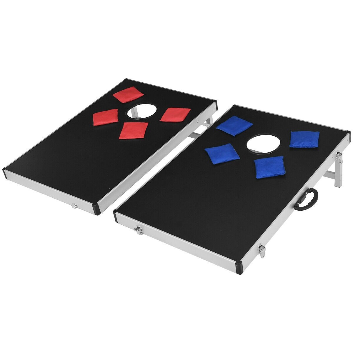 Cornhole Set with Foldable Design and Side Handle Lawn Games at Gallery Canada