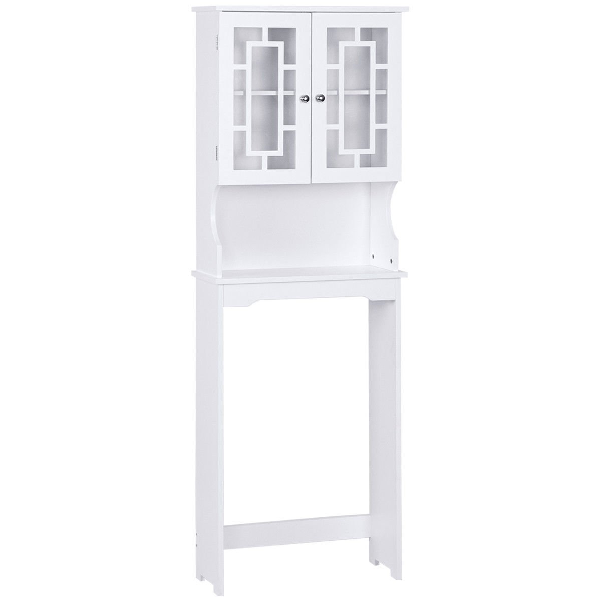 Bathroom Spacesaver Over the Toilet Door Storage Cabinet, White Bathroom Etagere White  at Gallery Canada