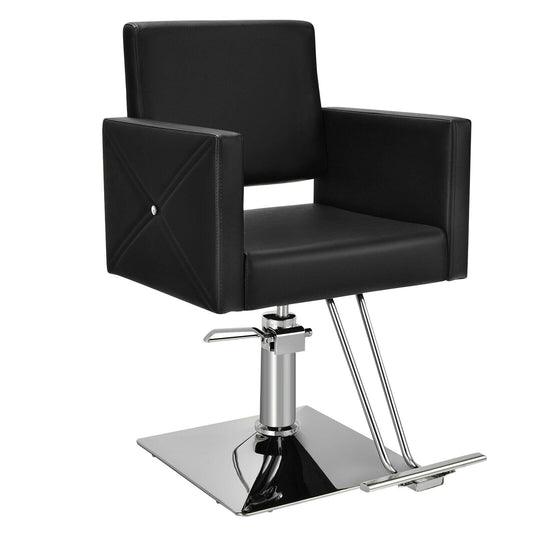 Salon Chair for Hair Stylist with Adjustable Swivel Hydraulic, Black Spa & Salon   at Gallery Canada
