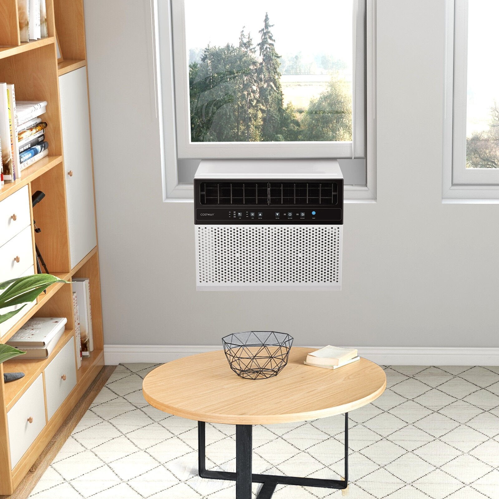 Window Air Conditione with Handy Remote and LED Control Panel-10000 BTU, White Air Conditioners   at Gallery Canada