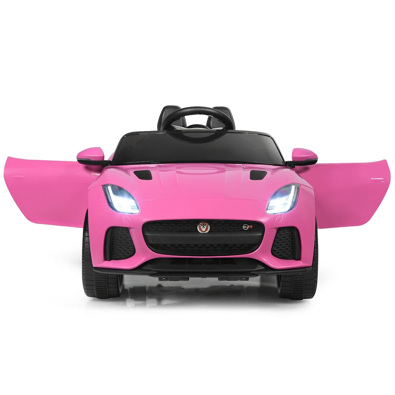 12V Jaguar F-Type SVR Licensed Kids Ride On Car, Pink Powered Ride On Toys   at Gallery Canada