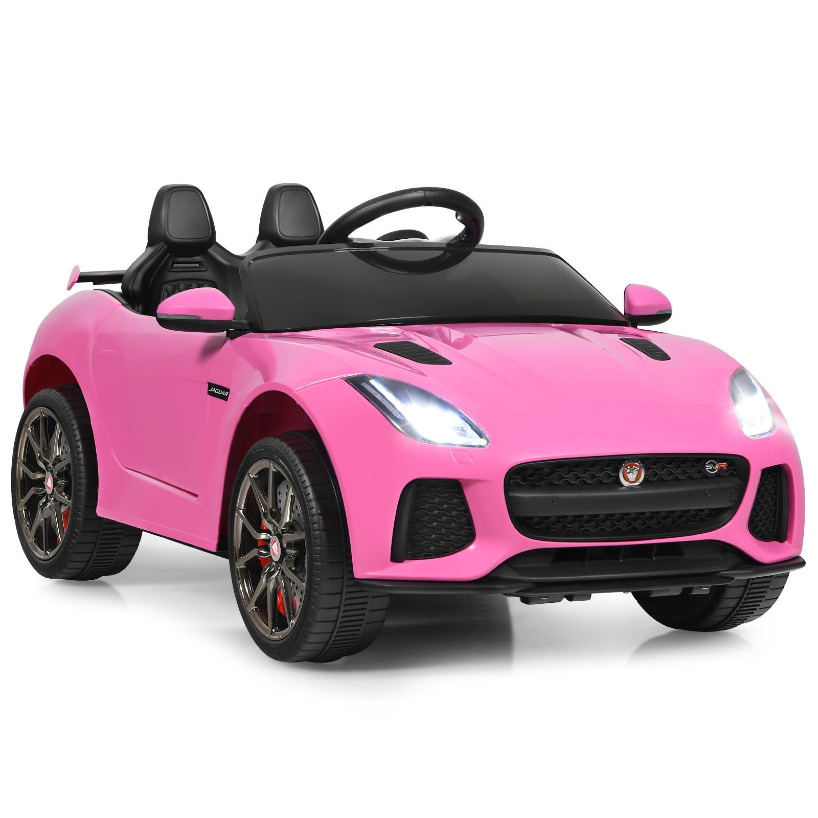 12V Jaguar F-Type SVR Licensed Kids Ride On Car, Pink Powered Ride On Toys   at Gallery Canada