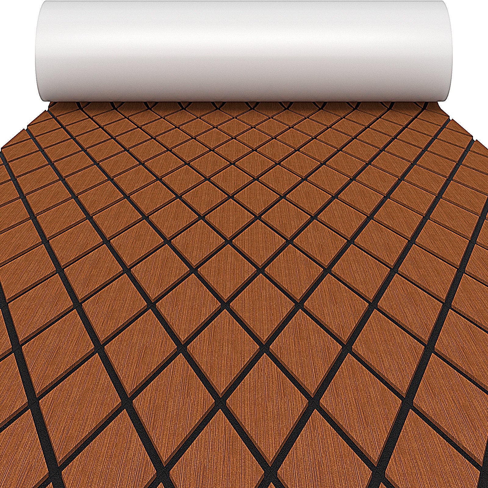 EVA Foam Boat Decking Sheet with Diamond Shape for Boat Surfboard, Brown Surfing   at Gallery Canada