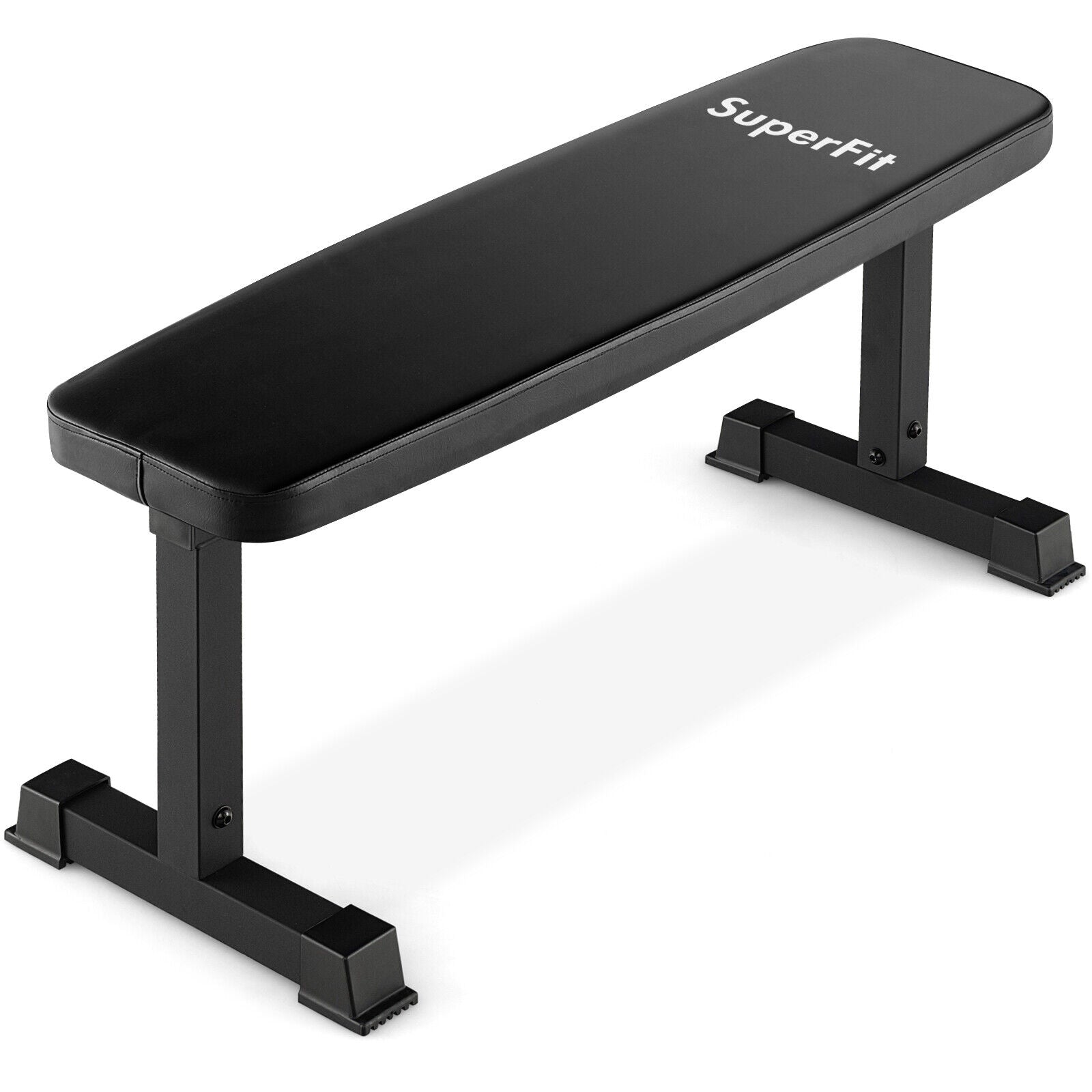 Flat Weight Bench 660 LBS Heavy Duty Strength Training Bench, Black Benches Racks & Bars   at Gallery Canada