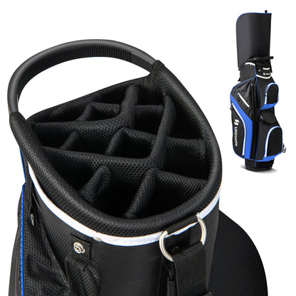 Golf Cart Bag with 14 Way Top Dividers, Blue Golf   at Gallery Canada