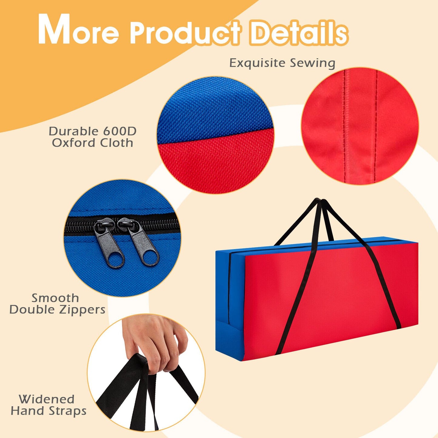 Carrying Bag for 4-to-Score Giant Game Set with Durable Zipper, Red Lawn Games   at Gallery Canada