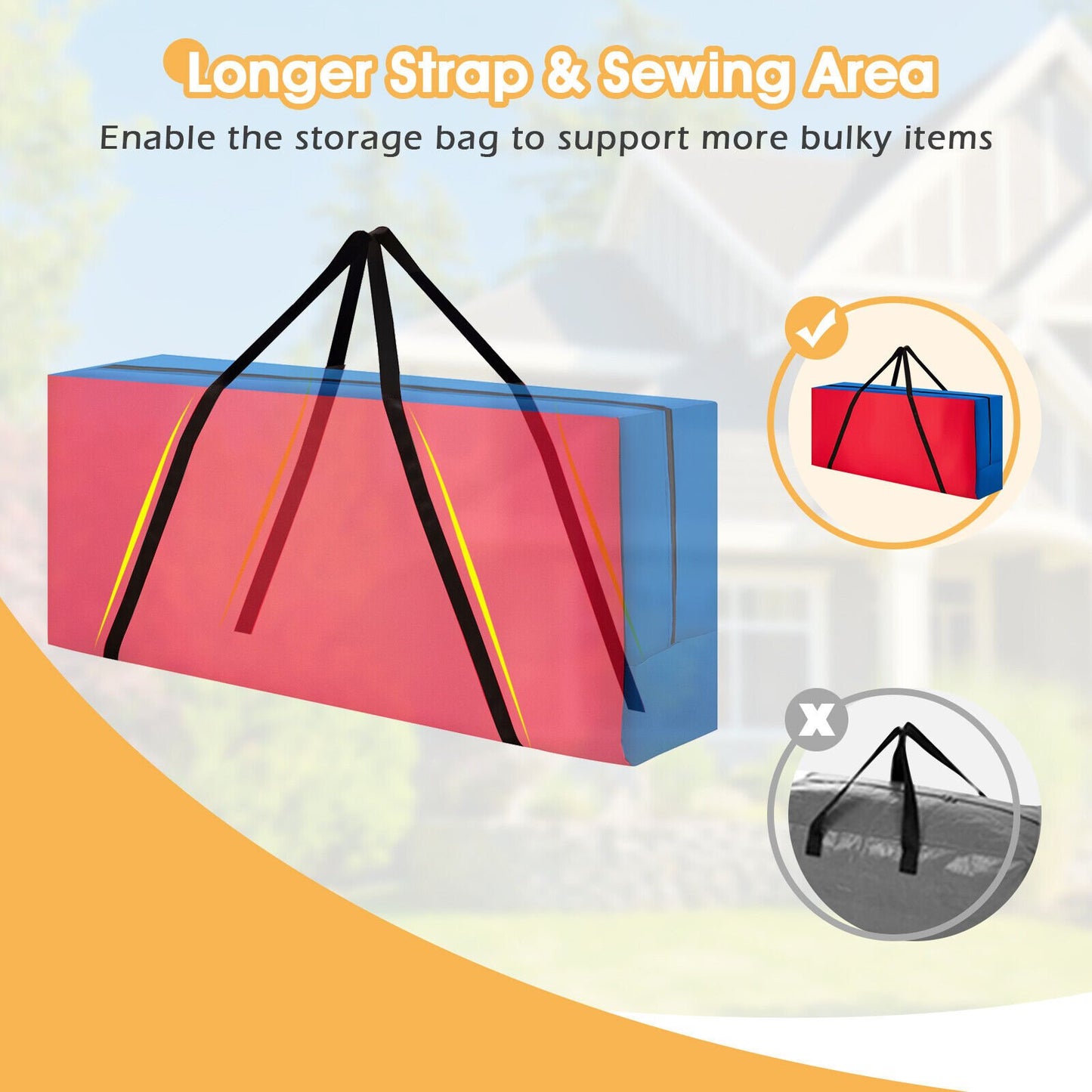 Carrying Bag for 4-to-Score Giant Game Set with Durable Zipper, Red Lawn Games   at Gallery Canada