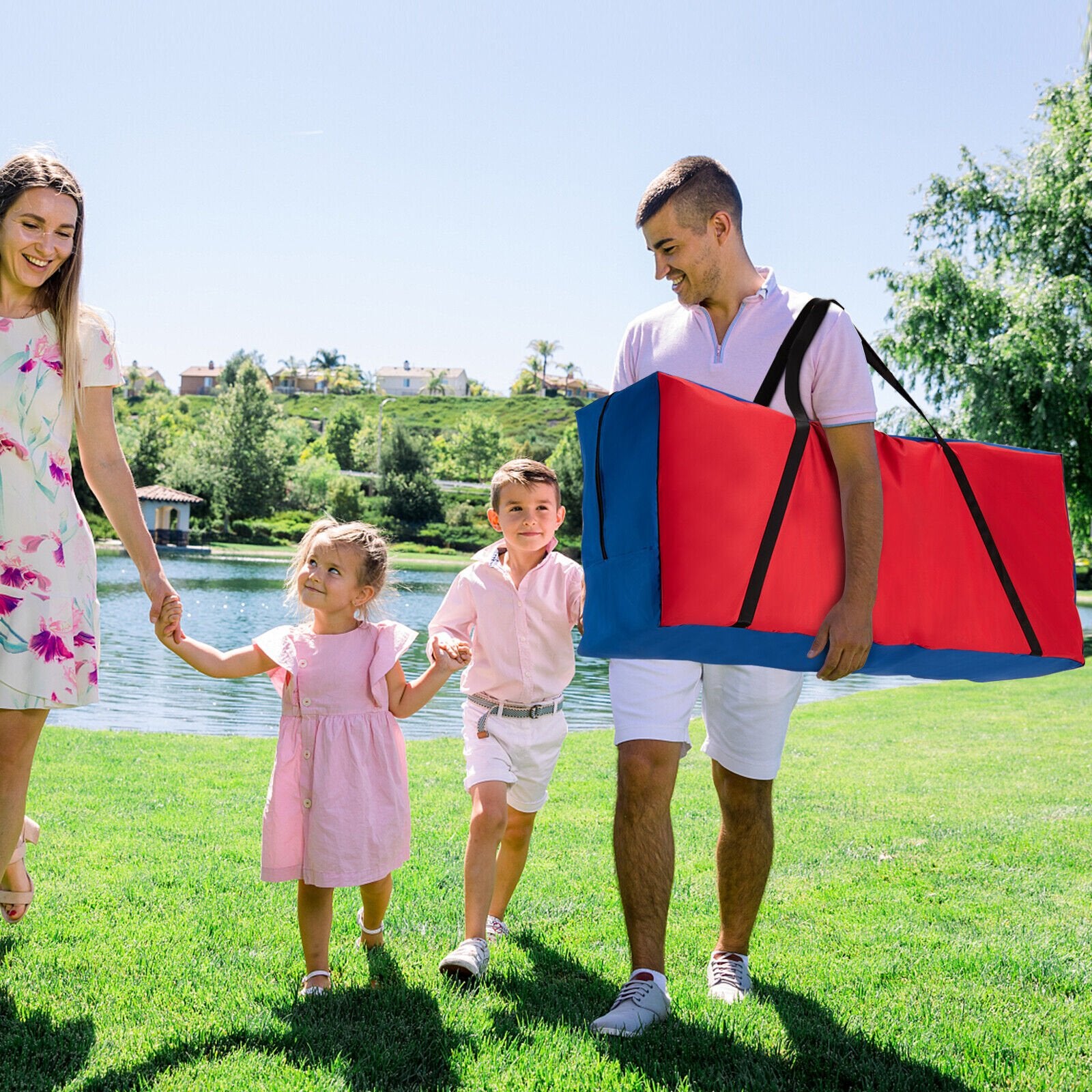 Carrying Bag for 4-to-Score Giant Game Set with Durable Zipper, Red Lawn Games   at Gallery Canada