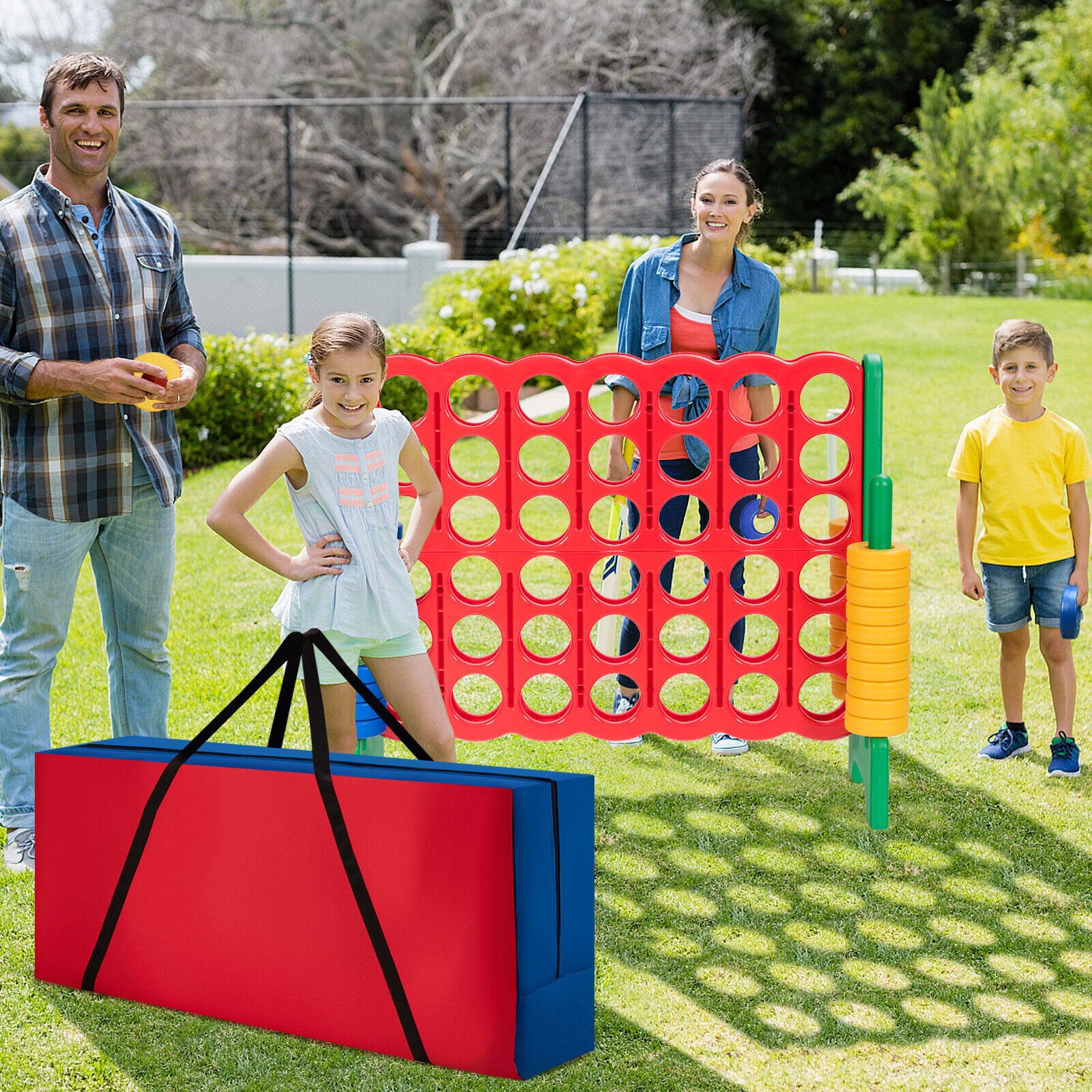 Carrying Bag for 4-to-Score Giant Game Set with Durable Zipper, Red Lawn Games   at Gallery Canada