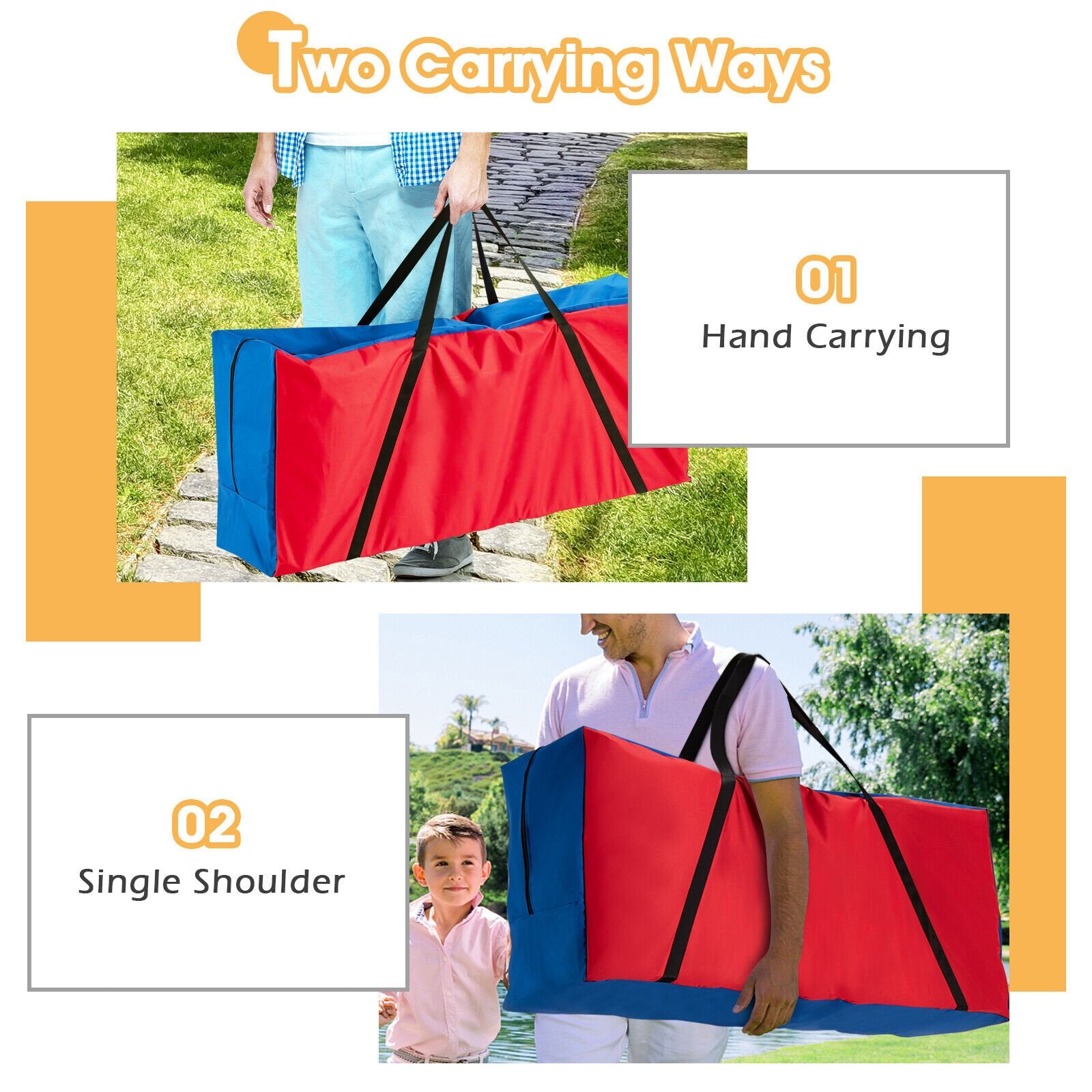 Carrying Bag for 4-to-Score Giant Game Set with Durable Zipper, Red Lawn Games   at Gallery Canada