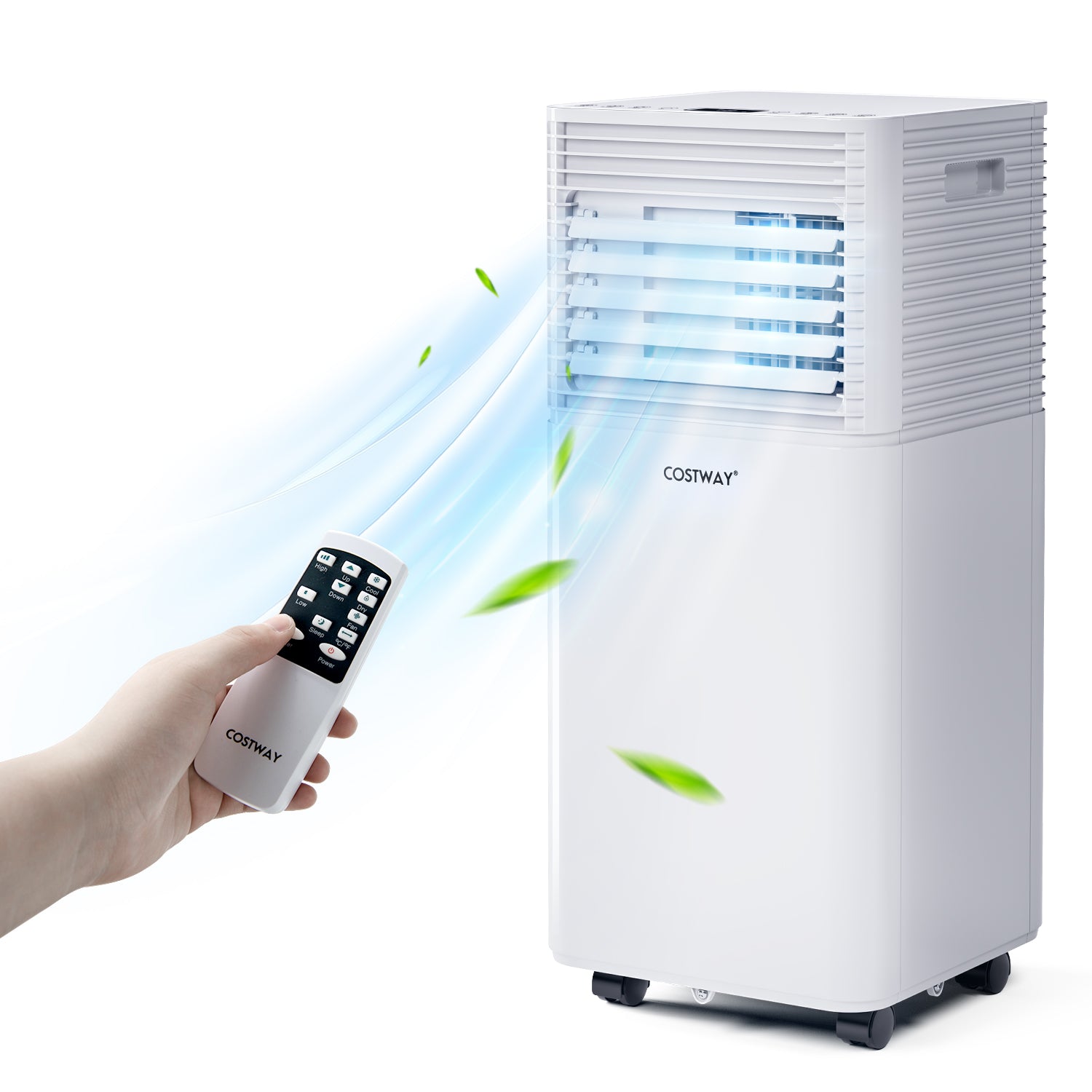 10000 BTU Air Cooler with Fan and Dehumidifier Mode, White Portable Air Conditioners at Gallery Canada