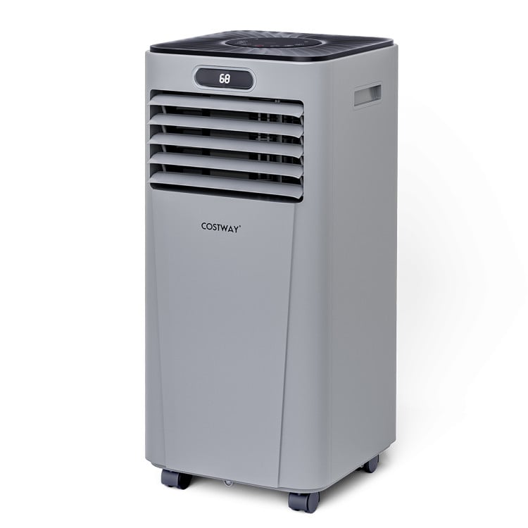 10000 BTU Portable Air Conditioner with Remote Control, Gray Air Conditioners   at Gallery Canada