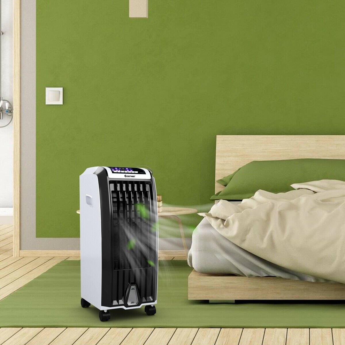 Portable Evaporative Air Cooler with 3 Wind Modes and Timer for Home Office Air Coolers at Gallery Canada