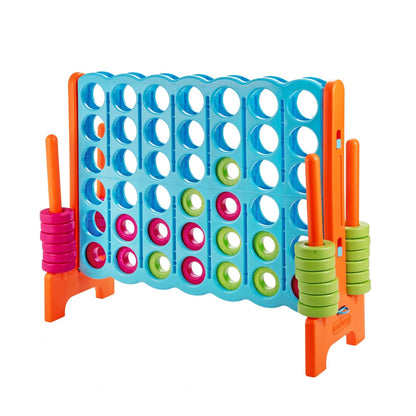 4 in A Row 4-to-Score Giant Jumbo Game Set for Family Party Holiday, Light Blue Lawn Games   at Gallery Canada