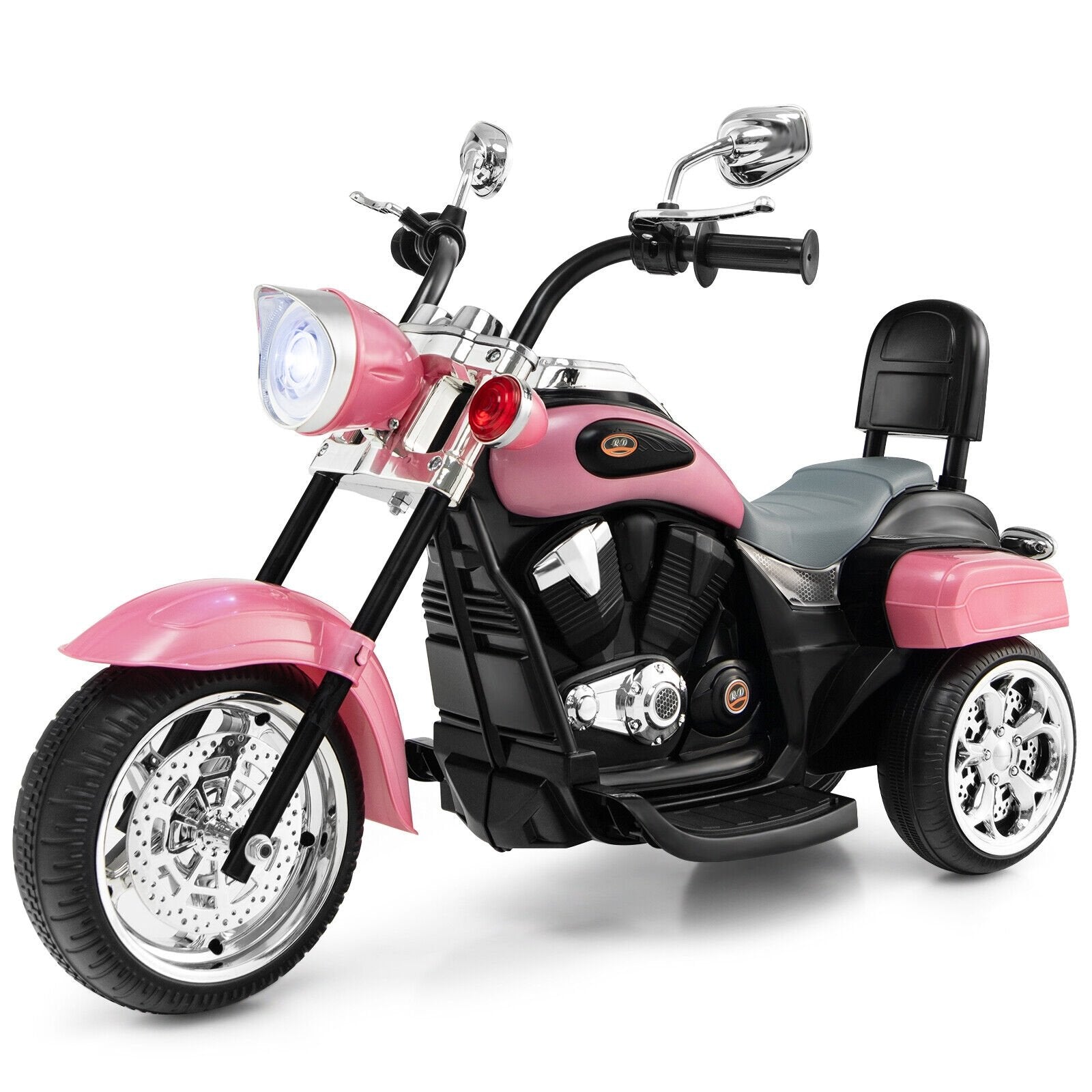 6V 3 Wheel Kids Motorcycle, Pink Powered Ride On Toys   at Gallery Canada