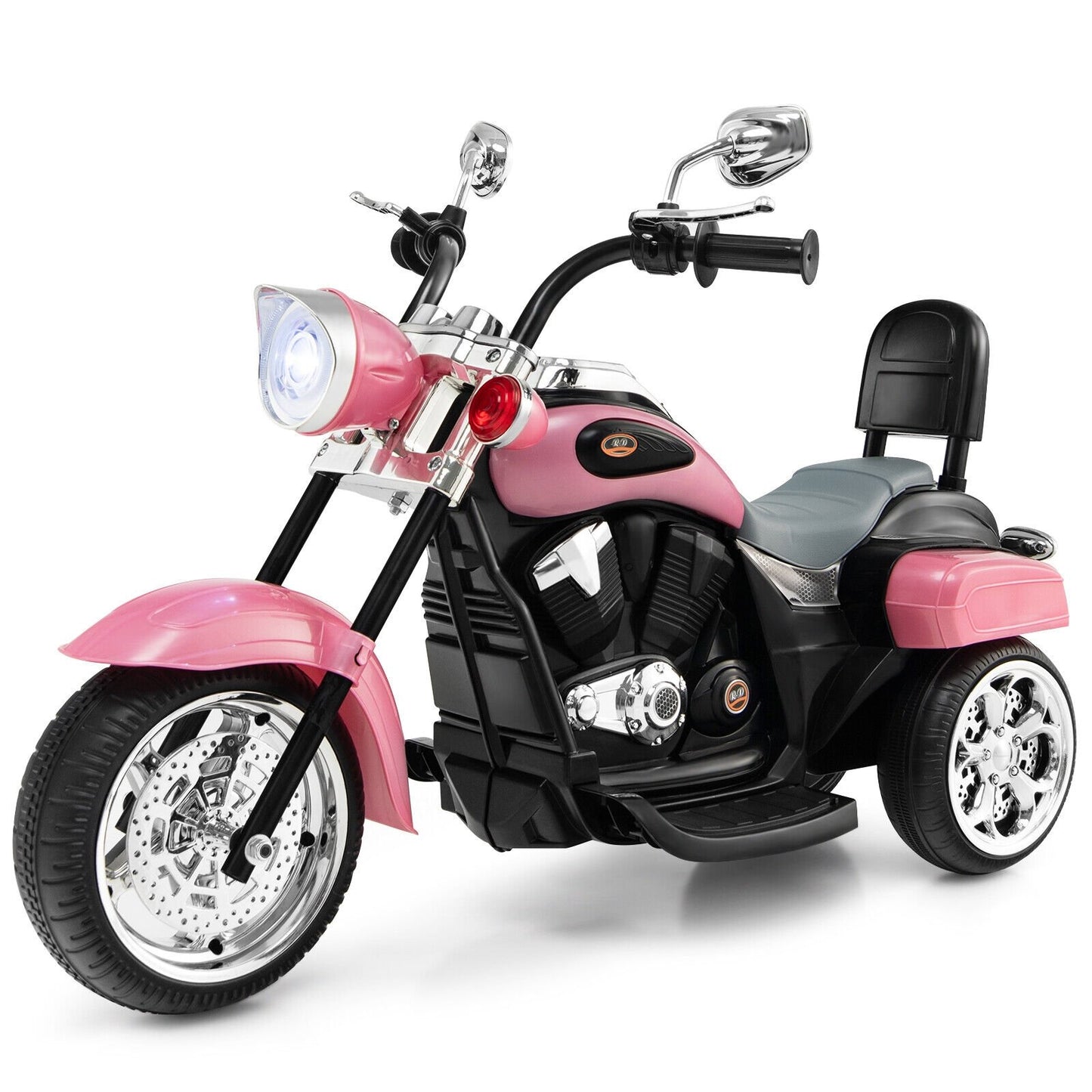 6V 3 Wheel Kids Motorcycle, Pink Powered Ride On Toys   at Gallery Canada