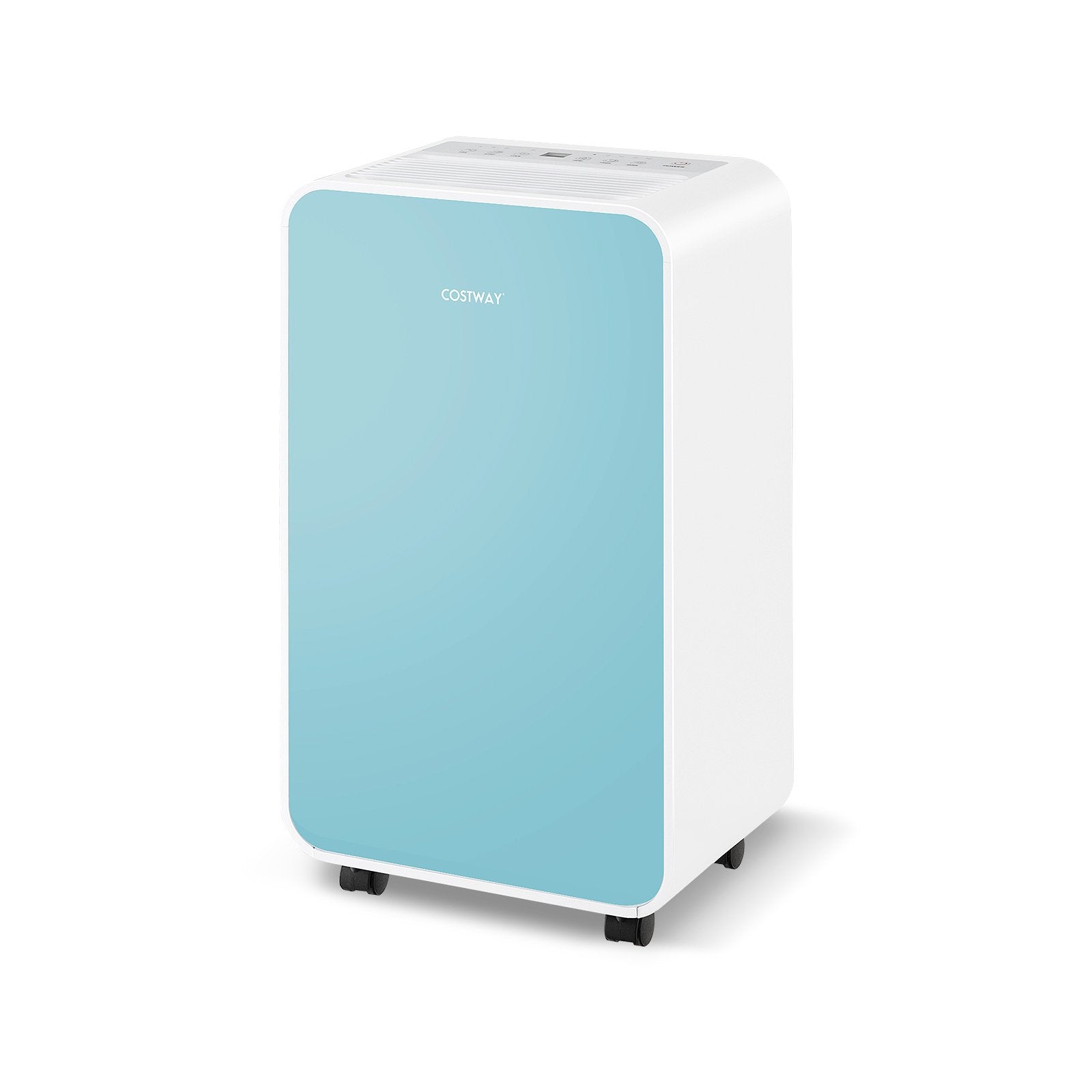 32 Pints/Day Portable Quiet Dehumidifier for Rooms up to 2500 Sq. Ft, Blue Dehumidifiers   at Gallery Canada