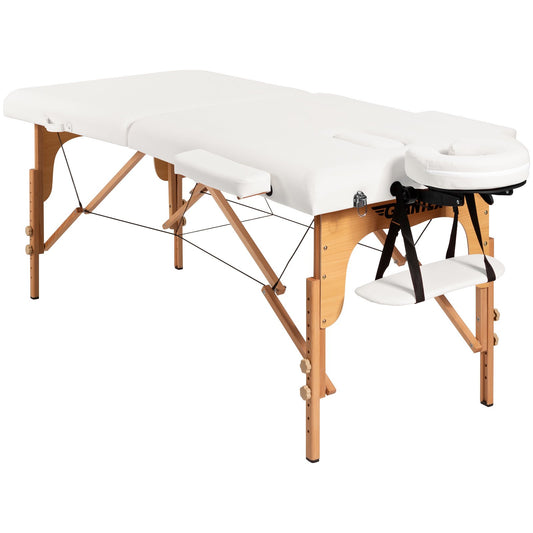 Portable Adjustable Facial Spa Bed  with Carry Case, White Spa & Salon   at Gallery Canada