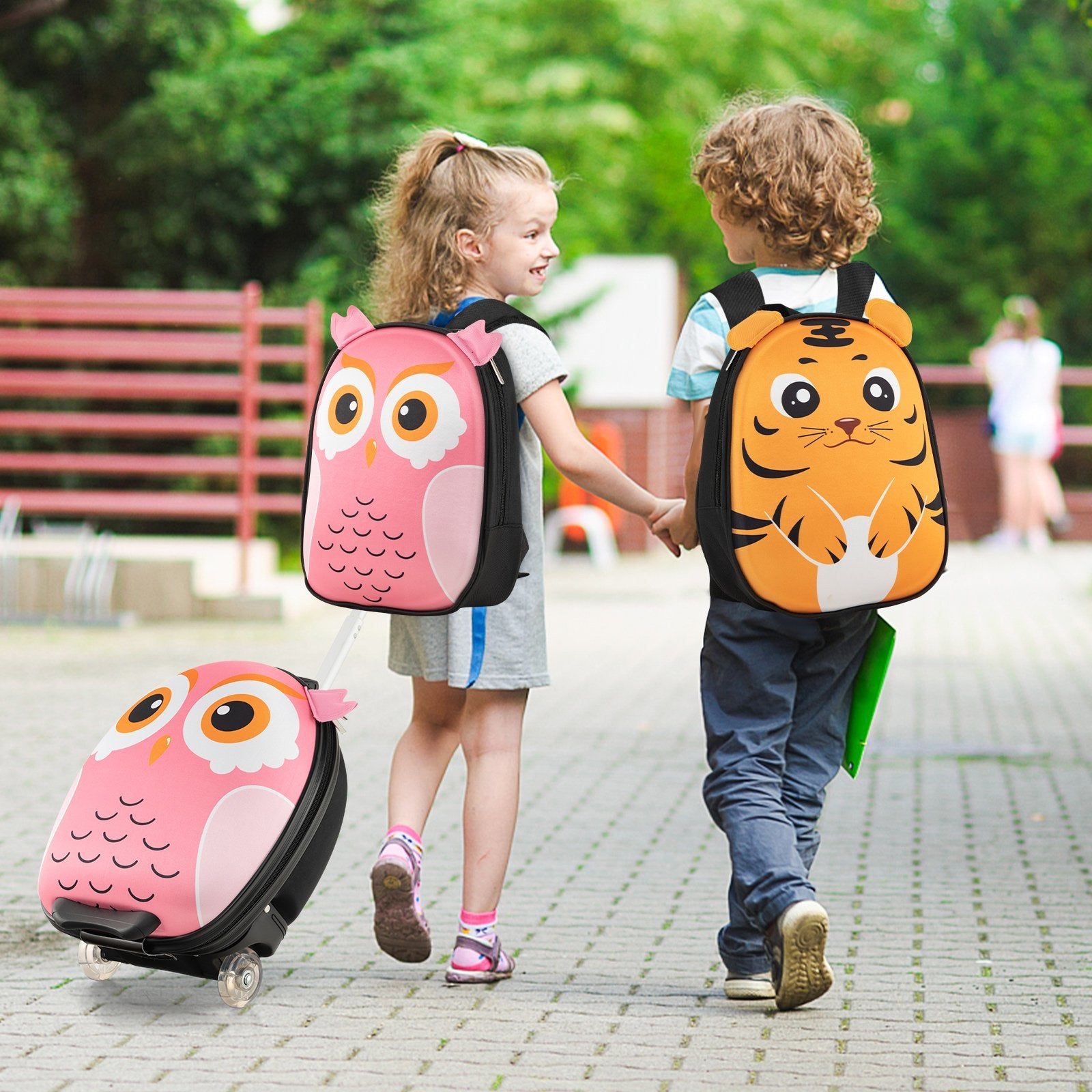 Lightweight and Portable Rolling Suitcase for Children, Pink Kids Luggage   at Gallery Canada