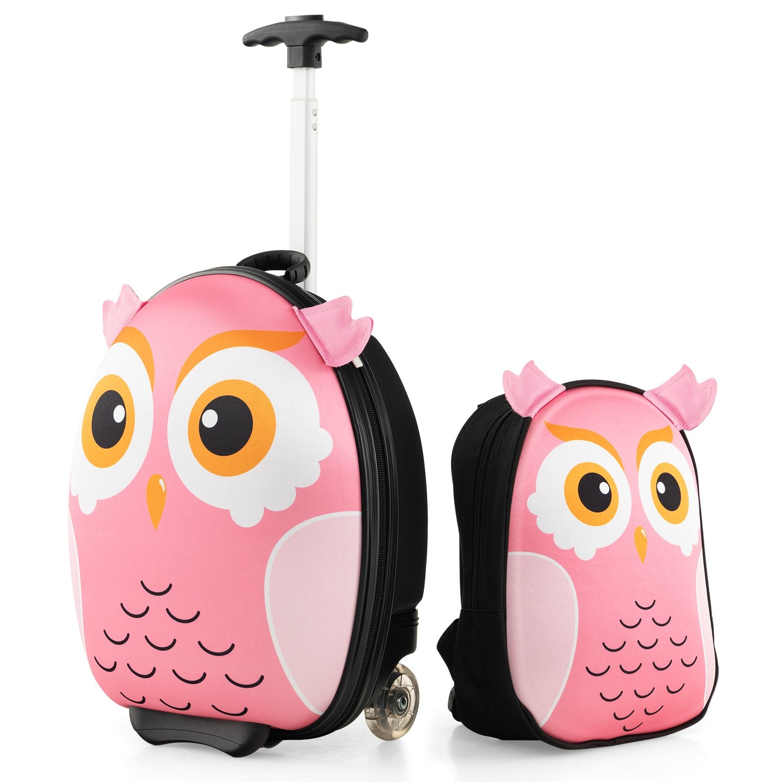 Lightweight and Portable Rolling Suitcase for Children, Pink Kids Luggage   at Gallery Canada