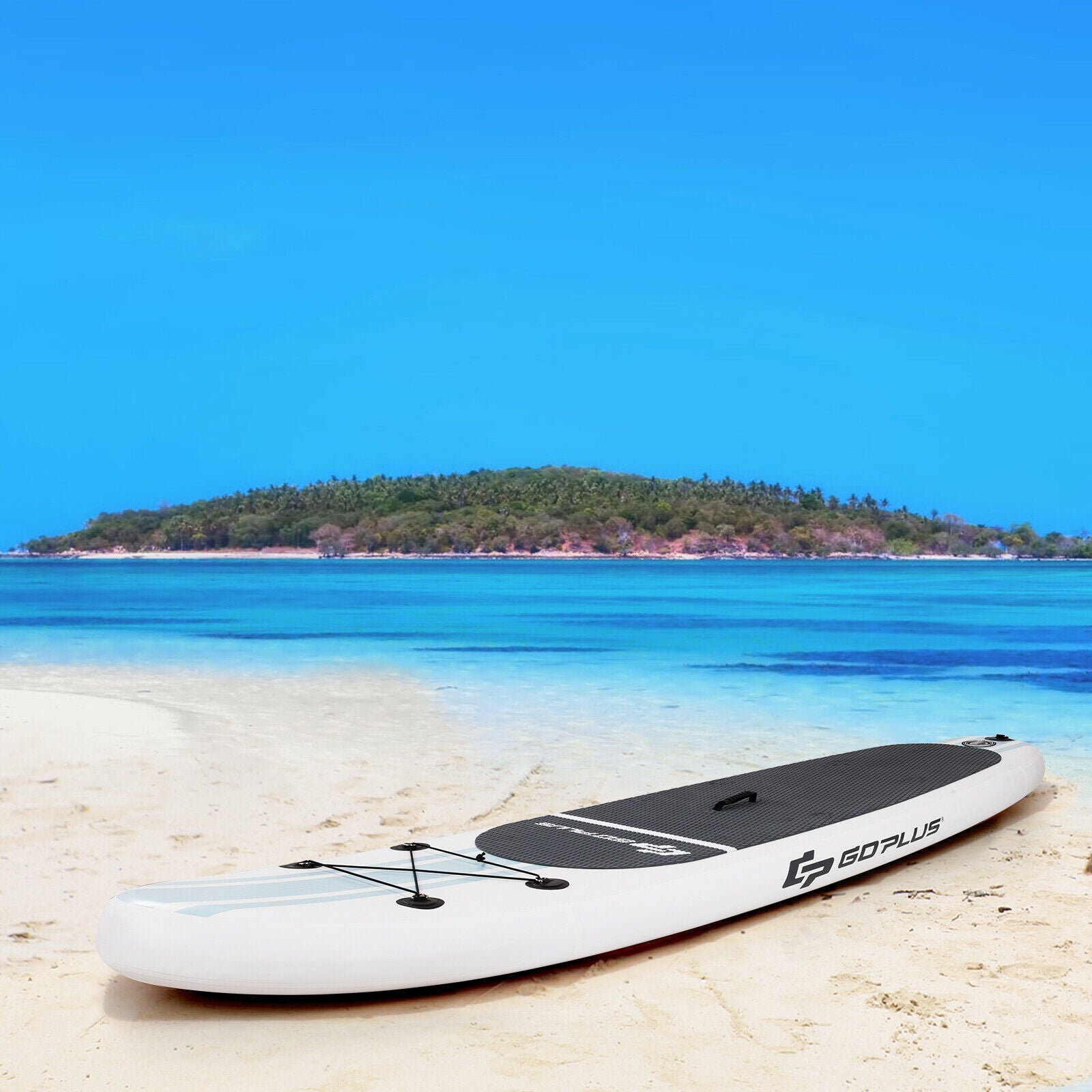 10 feet Inflatable Stand Up Paddle Board with Paddle Pump, White Inflatable Paddle Boards at Gallery Canada