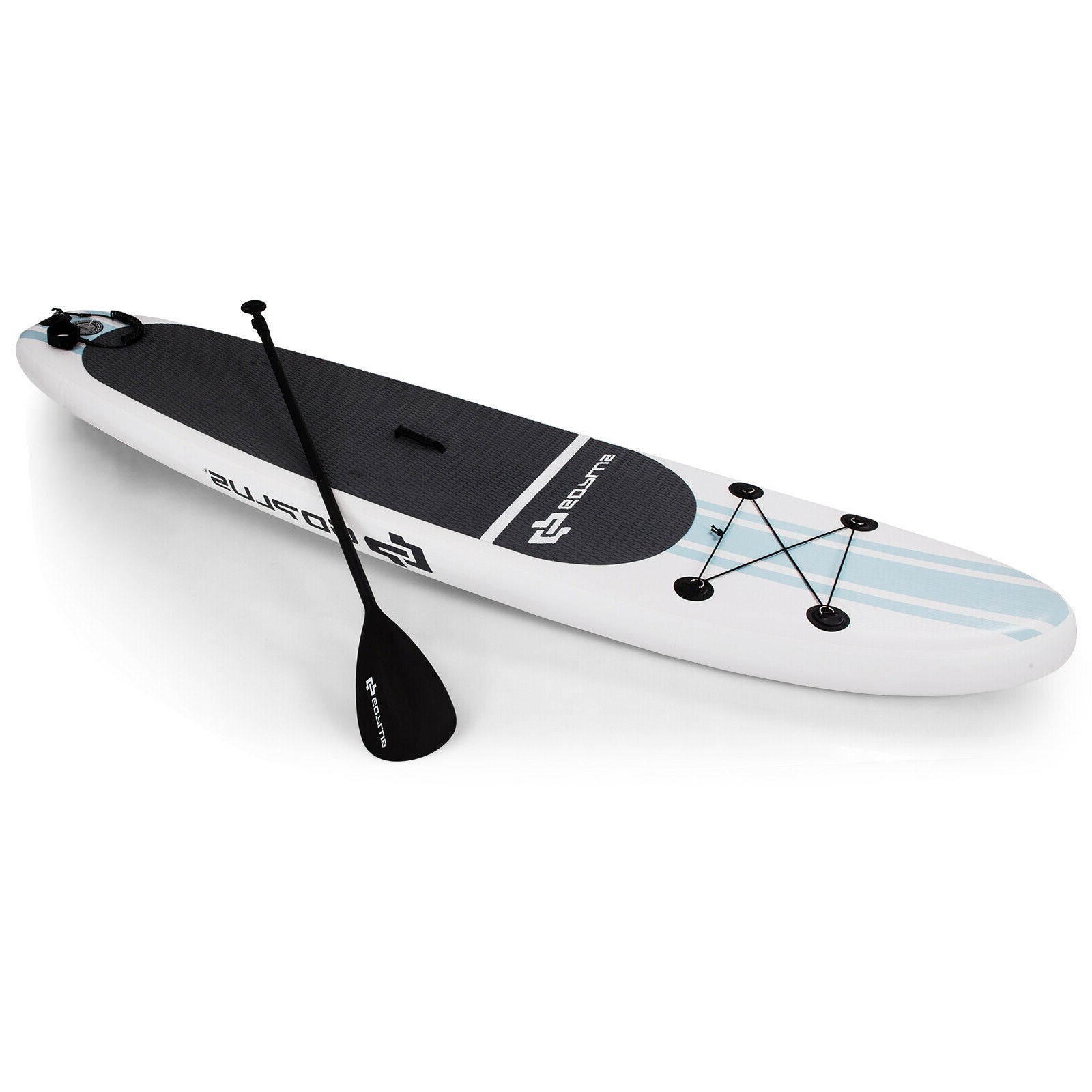 10 feet Inflatable Stand Up Paddle Board with Paddle Pump, White Inflatable Paddle Boards White at Gallery Canada