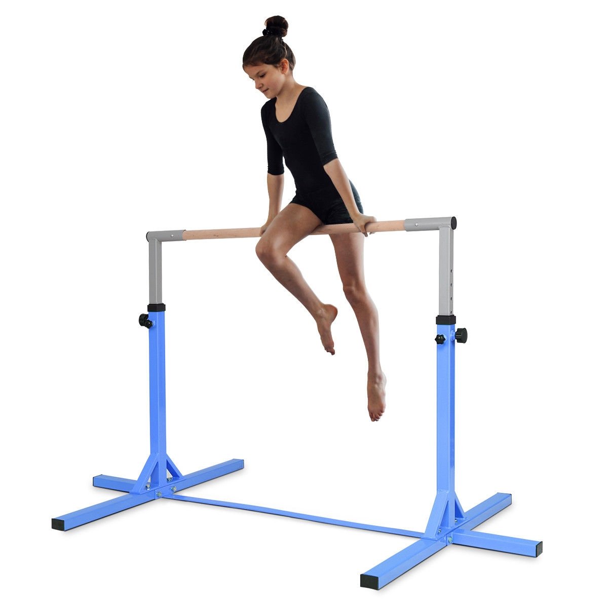 Adjustable Gymnastics Bar Horizontal Bar for Kids, Blue Toy Sports   at Gallery Canada