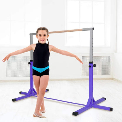 Adjustable Gymnastics Bar Horizontal Bar for Kids, Purple Toy Sports   at Gallery Canada