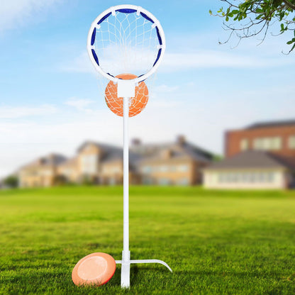 Portable Metal Flying Disc Stand with Storage Bag, White Lawn Games   at Gallery Canada