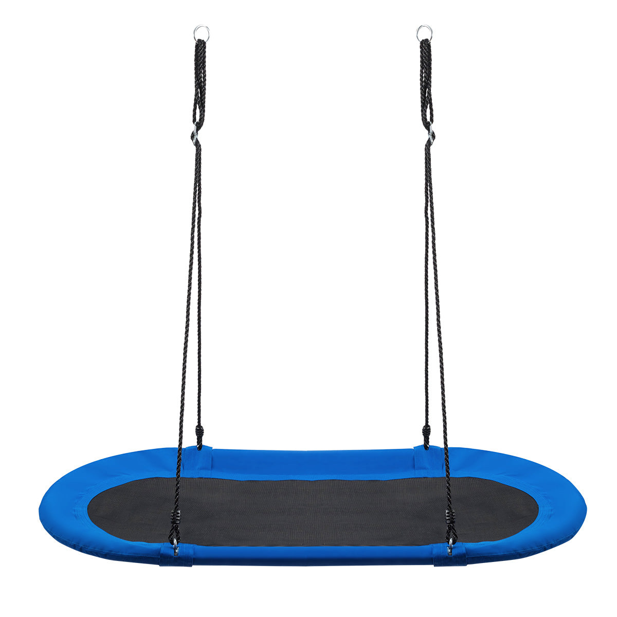 60 Inch Saucer Surf Outdoor Adjustable Swing Set-Blue+Black, Blue Swing & Playsets Blue  at Gallery Canada