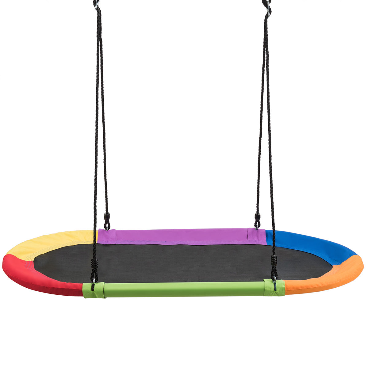 60 Inch Saucer Surf Outdoor Adjustable Swing Set, Multicolor Swing & Playsets Multicolor  at Gallery Canada