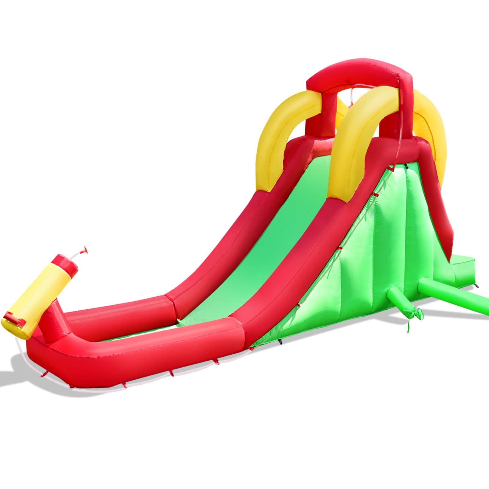 Inflatable Water Slide Bounce House with Climbing Wall and Jumper without Blower Bounce House   at Gallery Canada