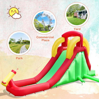 Inflatable Water Slide Bounce House with Climbing Wall and Jumper without Blower Bounce House   at Gallery Canada