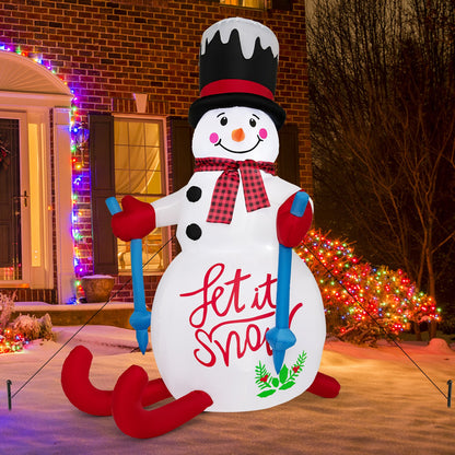 Christmas Decoration with LED Lights and Built-in Sandbag, Multicolor Christmas Inflatables   at Gallery Canada