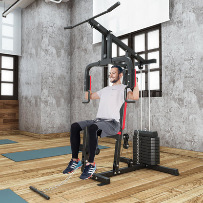 Multifunction Cross Trainer Workout Machine, Black Benches Racks & Bars   at Gallery Canada