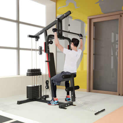 Multifunction Cross Trainer Workout Machine, Black Benches Racks & Bars   at Gallery Canada