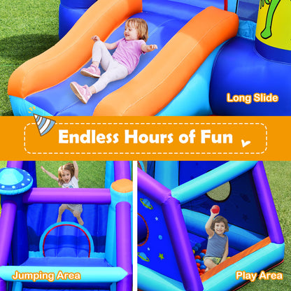 Kids Inflatable Bounce House Aliens Jumping Castle Without Blower - Gallery Canada