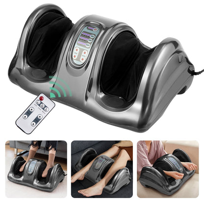 Therapeutic Shiatsu Foot Massager with High Intensity Rollers, Gray Foot Massager   at Gallery Canada