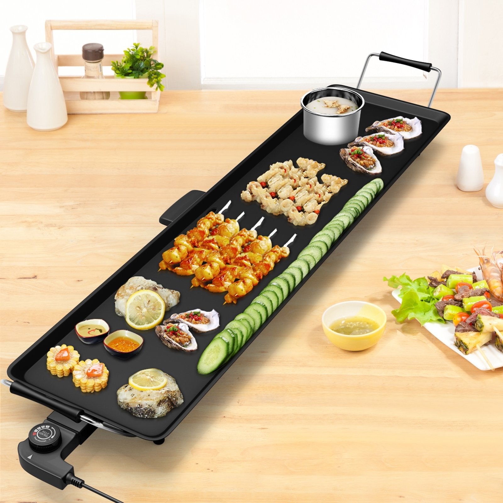 35 Inch Electric Griddle with Adjustable Temperature Cookware & Bakeware   at Gallery Canada