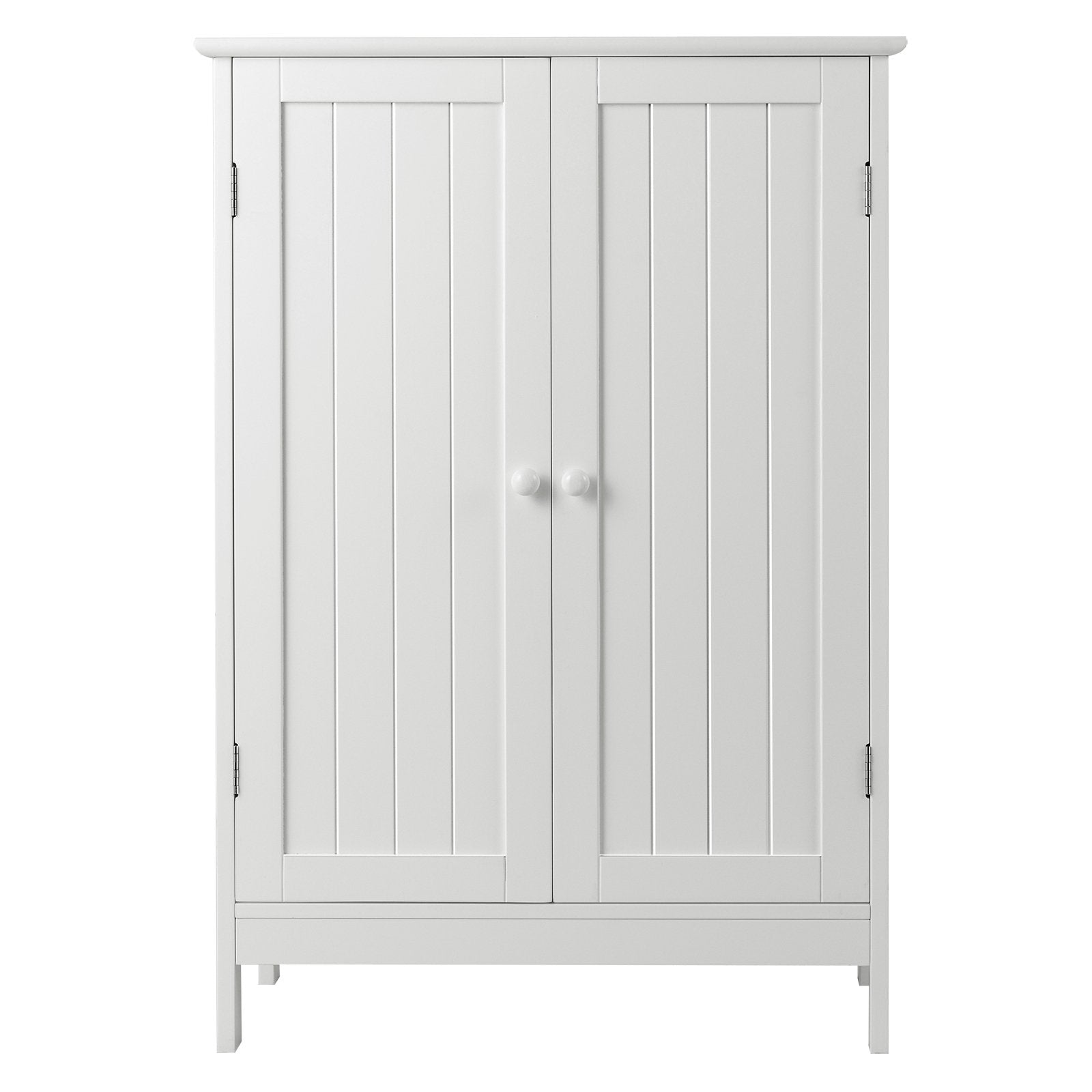 Bathroom Floor Storage Double Door Cupboard Cabinet, White Floor Cabinets   at Gallery Canada