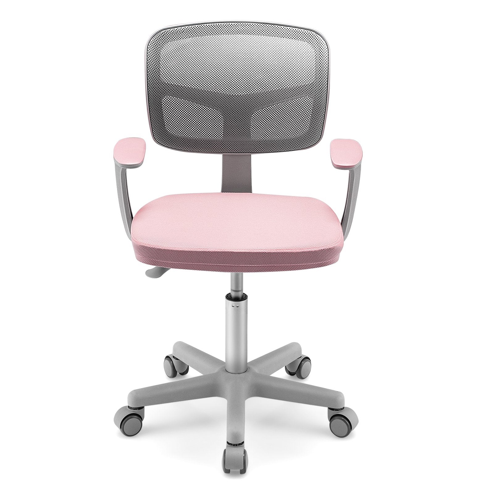 Adjustable Desk Chair with Auto Brake Casters for Kids, Pink Kids Chairs & Seating   at Gallery Canada